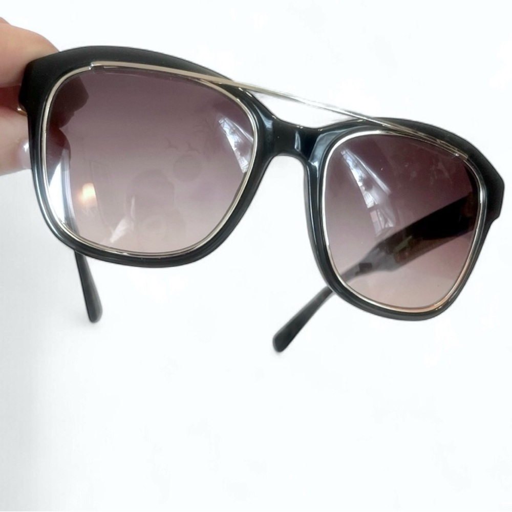 NEW Derek Lam Hudson Tortoiseshell Acetate Cat Eye Aviator Sunglasses - Picture 4 of 7